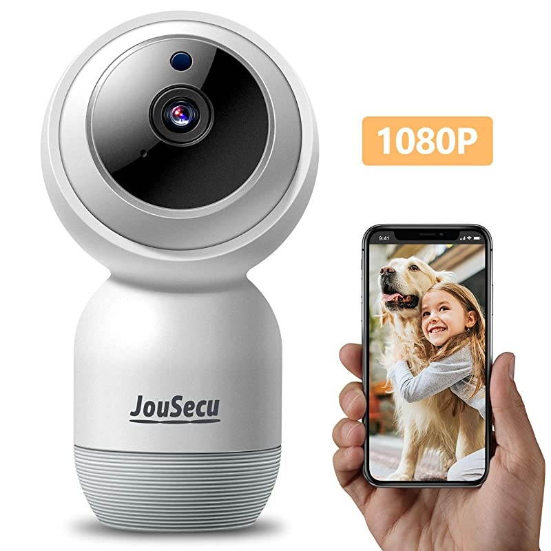 Indoor Security Camera Wireless IP Camera  Dome Camera 1080p Motion Detection 2-Way Audio Night Vision Suitable for Surveillance Home Elder Nanny Pet Safety 2.4G WiFi