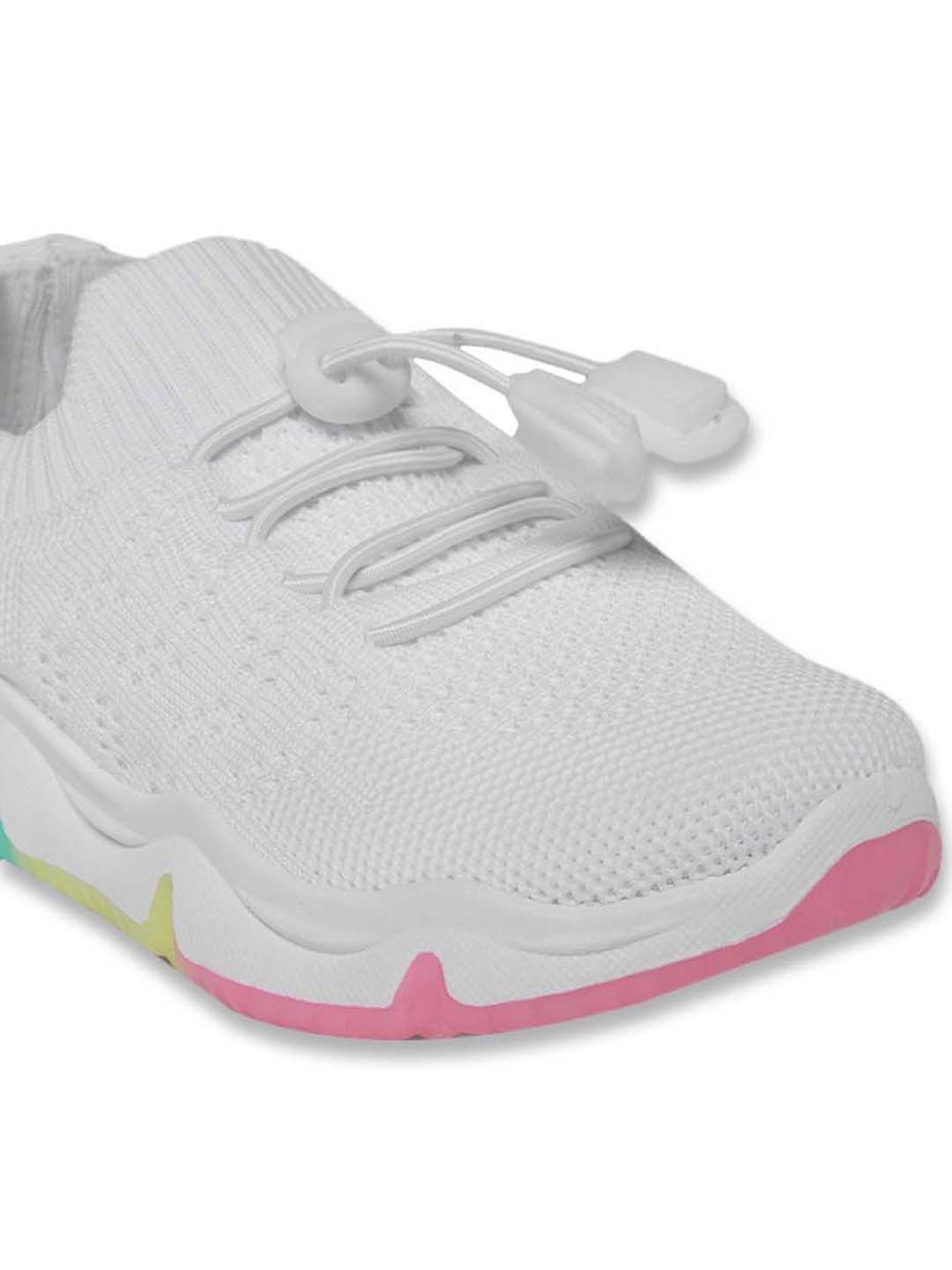 Pantaloons Junior White Lace Up Shoes