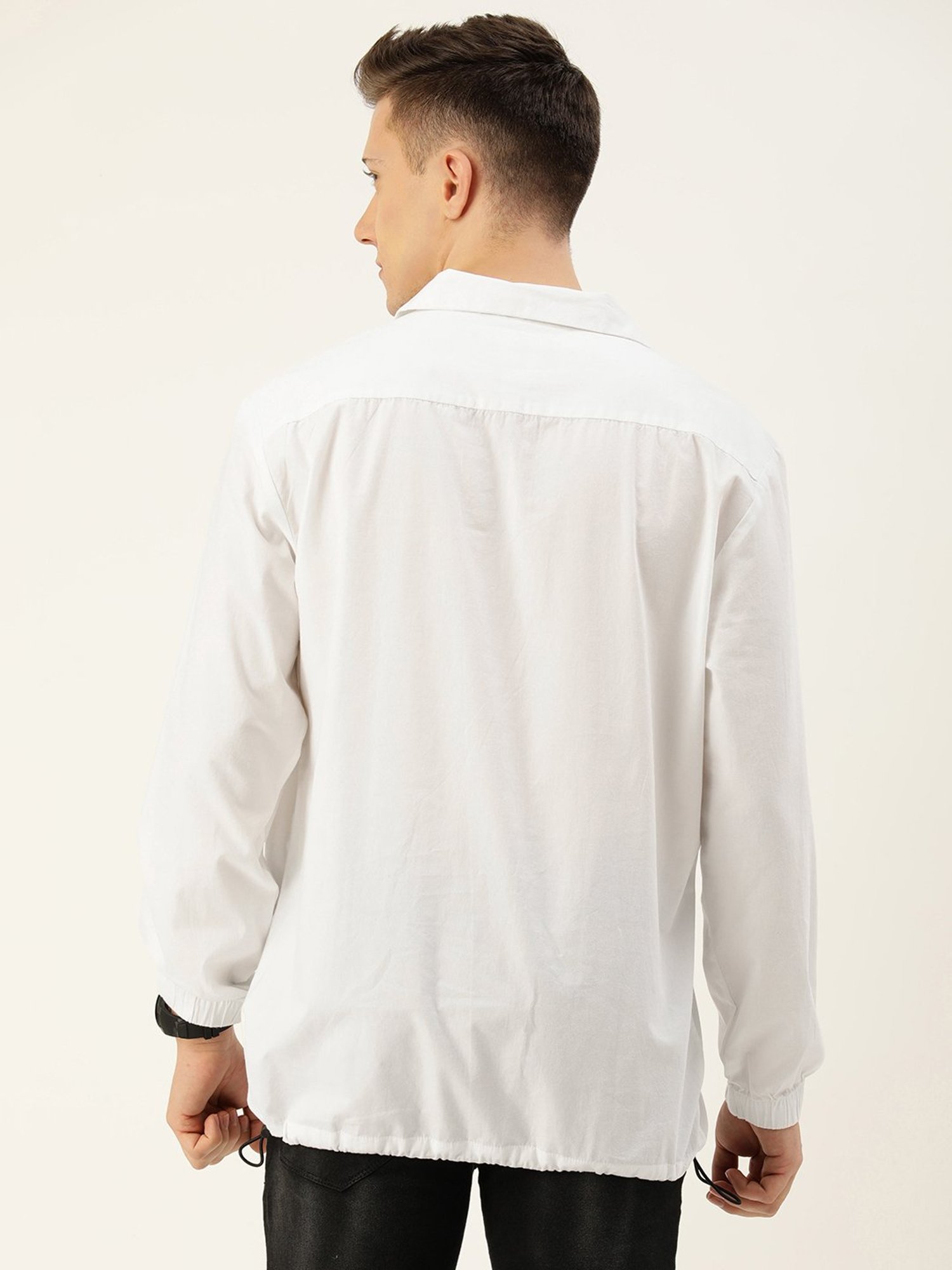 Bene Kleed White Relaxed Fit Cotton Shirt