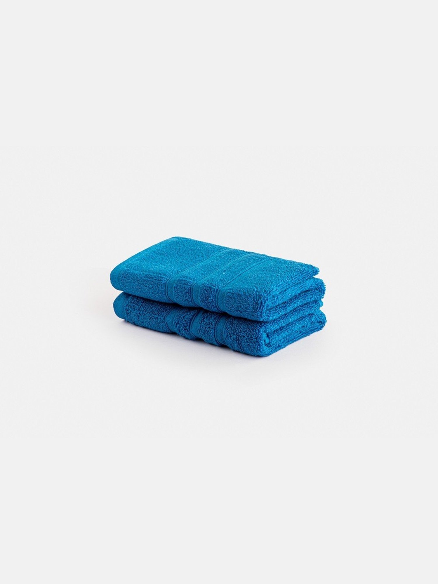 Boutique Living Kalpavriksha Blue 550 GSM Cotton Hand Towels - Set of 2
