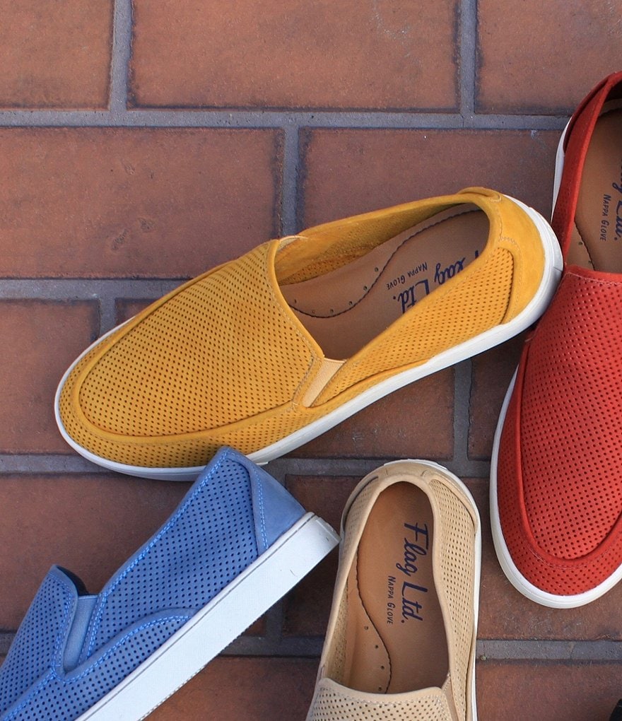 Flag LTD. Men's Belmont Perf Gore Slip-Ons