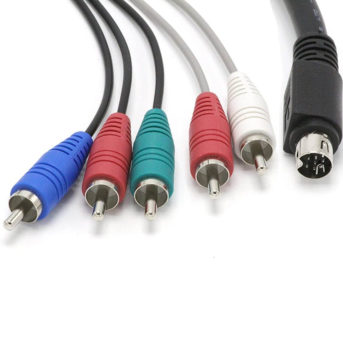 Male Component VideoAudio Cable Gold Plated 3ft 6ft 12ft 25ft 50ft 3FT