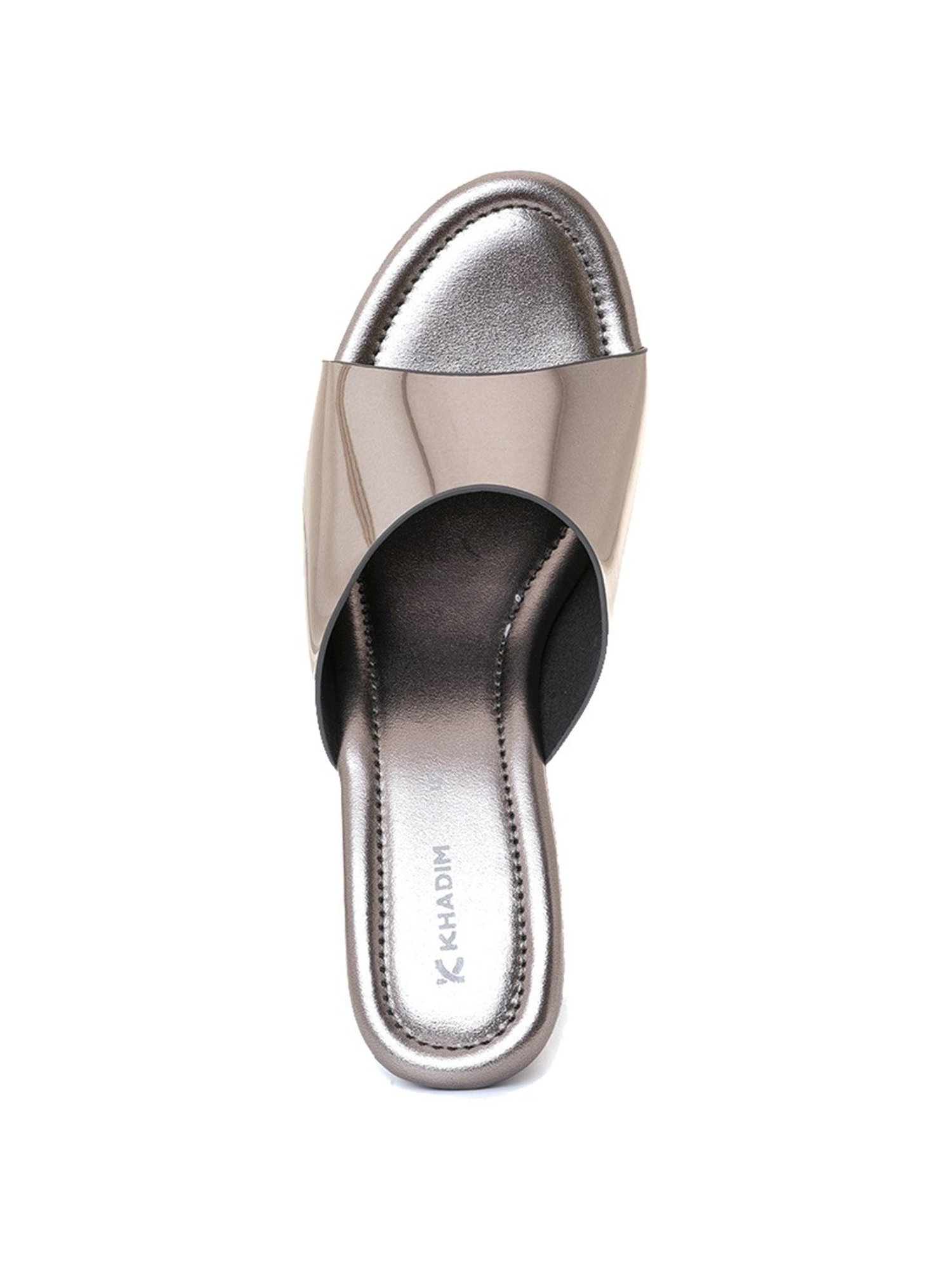 Khadim Women's Rose Gold Casual Wedges