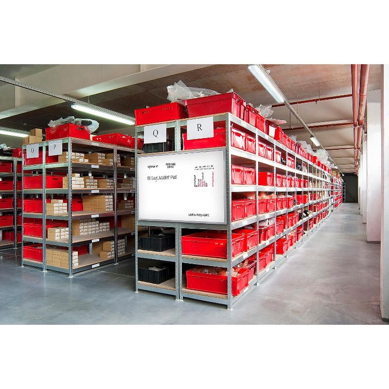 U Brands 3pc Cork Board Organization Center Abstract Terracotta/Black Frame