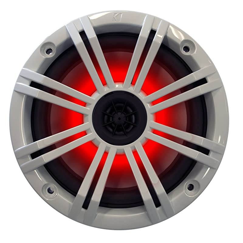 6.5" White LED Marine Speakers (Qty 4) 2 Pairs of OEM Replacement Speakers