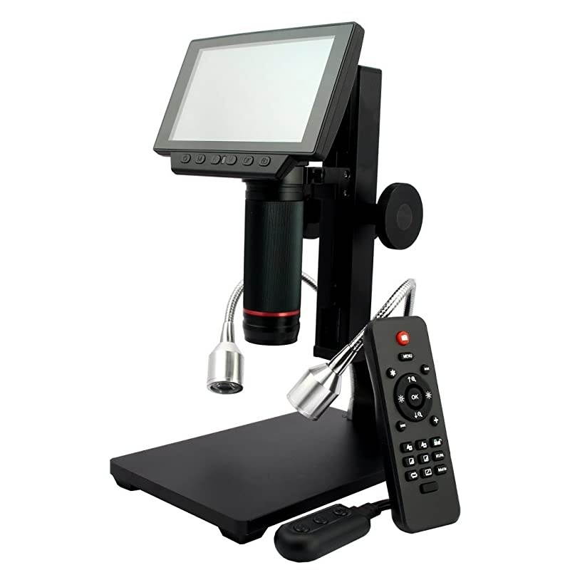 OT-SC Digital HDMI Microscope Macro Camera with 5" Display, 1080p Imaging, 560x Zoom, 4032x3024 Resolution- Amazing Images on Large Screen