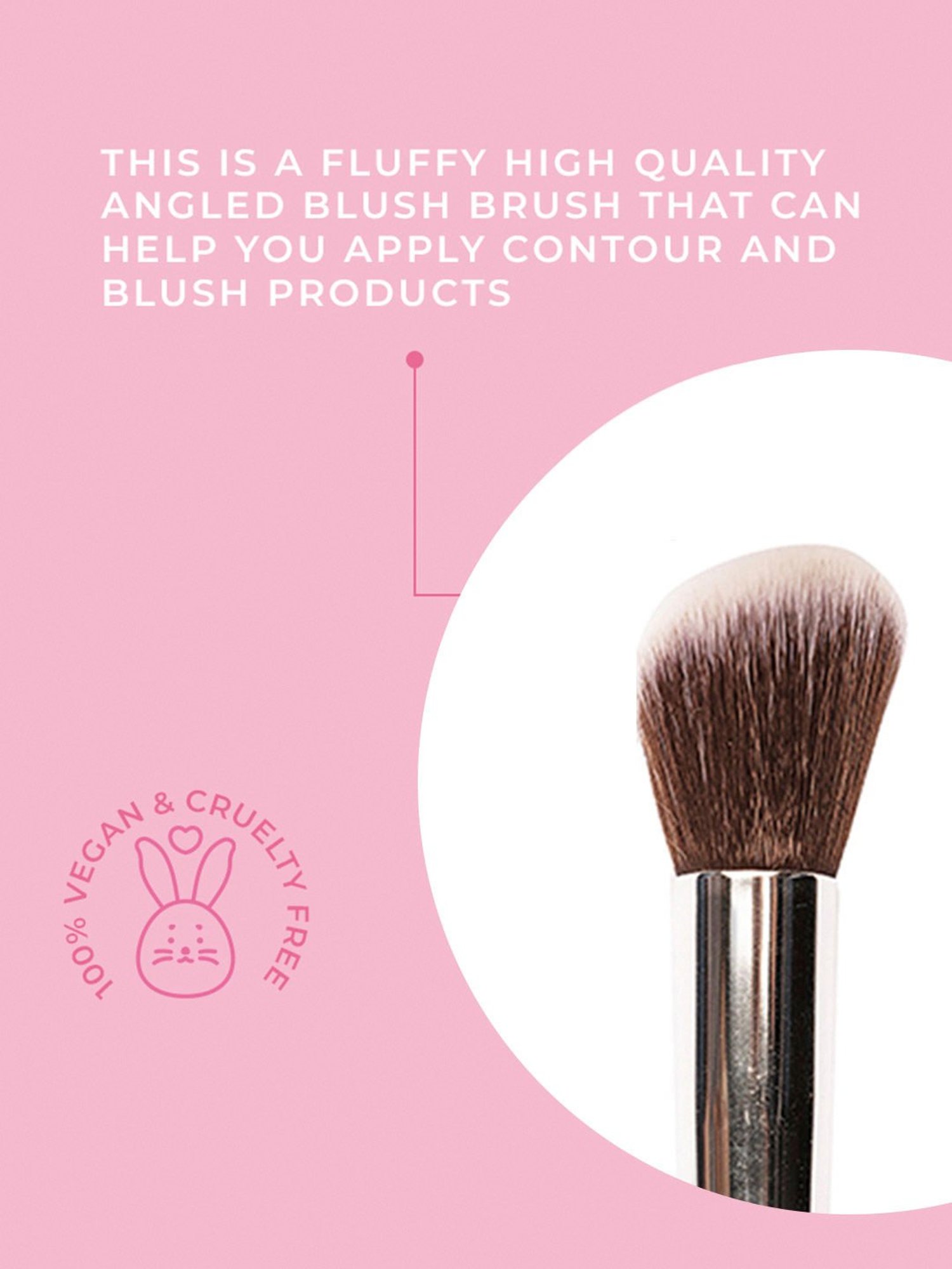 Praush Professional Angled Blush Brush - P02