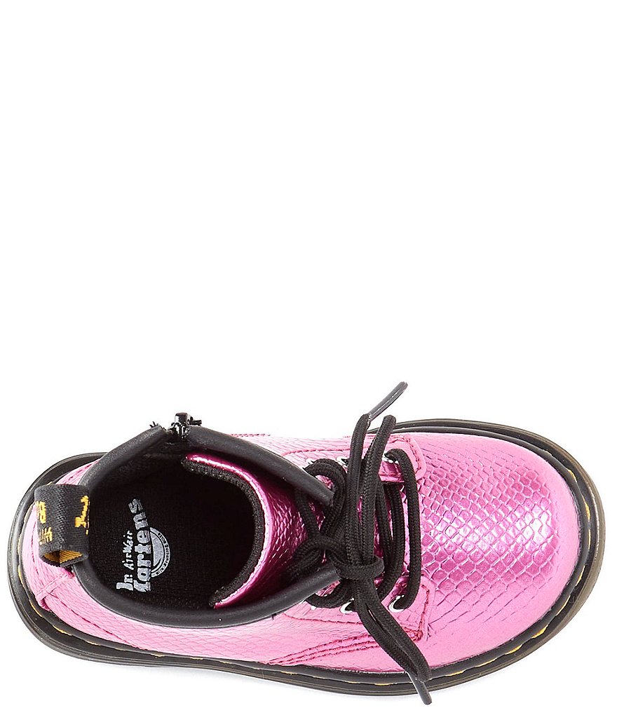 Dr. Martens Girls' 1460 Reptile Embossed Boots (Infant)