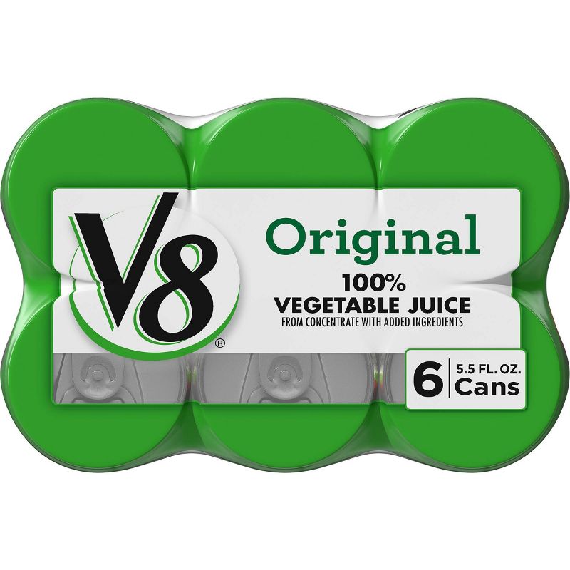 V8 Original 100% Vegetable Juice - 6pk/5.5 fl oz Cans
