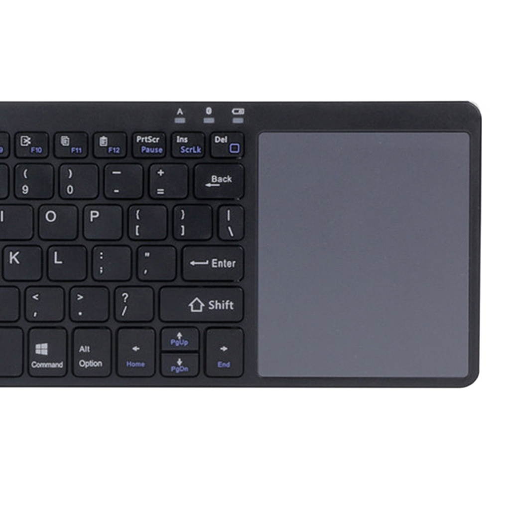 Slim Wireless Keyboard BT3.0 80 Keys for iOS Android Windows Black+Red