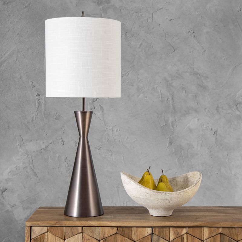 nuLOOM Callahan 29" Metal Table Lamp Lighting - Brass 29" H x 11" W x 11" D