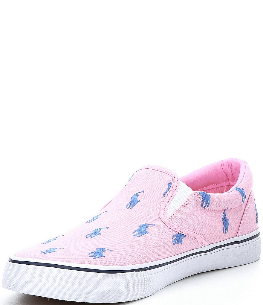 Polo Ralph Lauren Men's Thompson Logo Printed Slip-On Sneakers