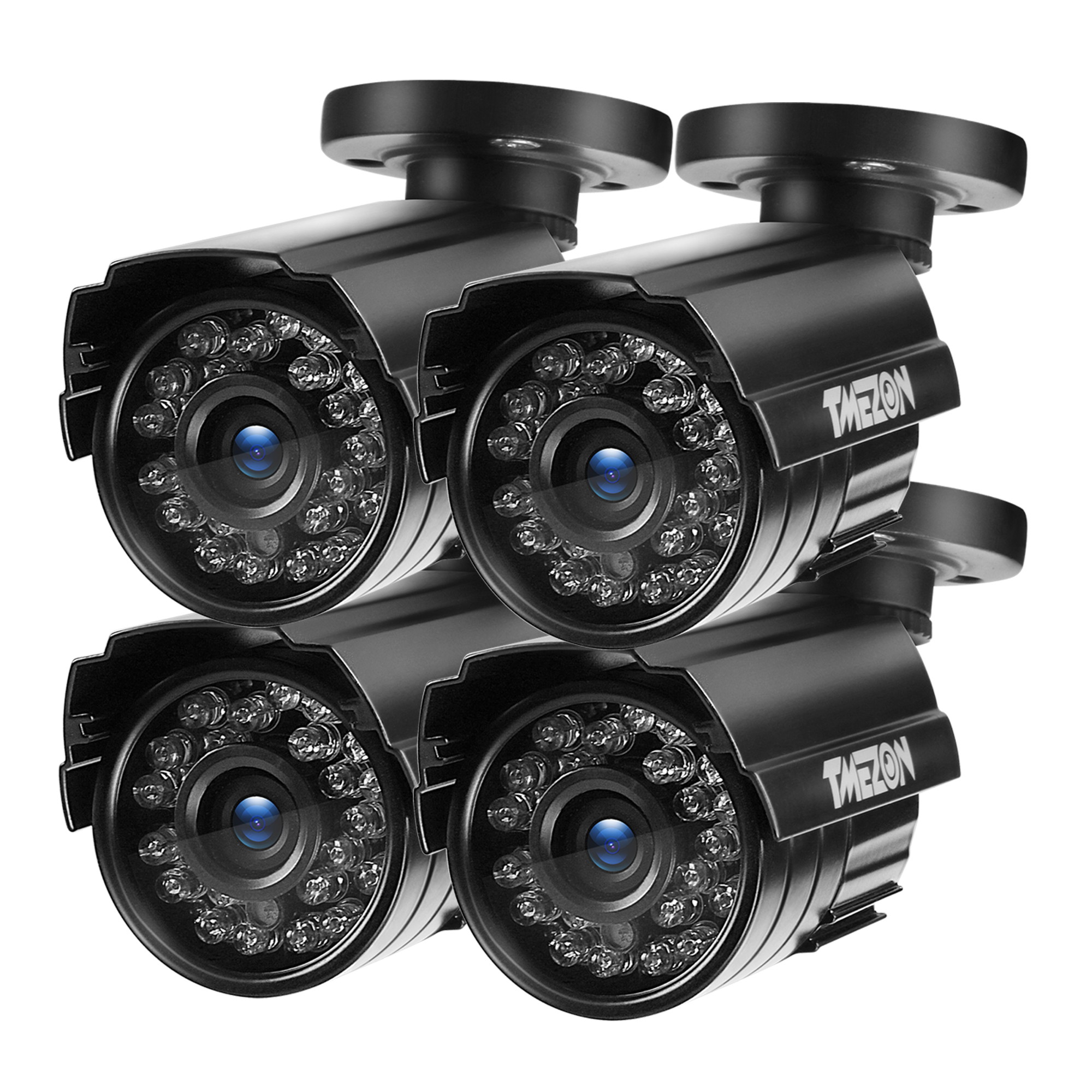 TMEZON Hybrid AHD Security Camera 1080P TVI/AHD/CVI/960H 2.0MP 2000TVL Bullet Day Night Vision 24 IR LEDs Outdoor/Indoor Wide Angle 3.6mm Lens for CCTV Camera System (Default AHD Mode)