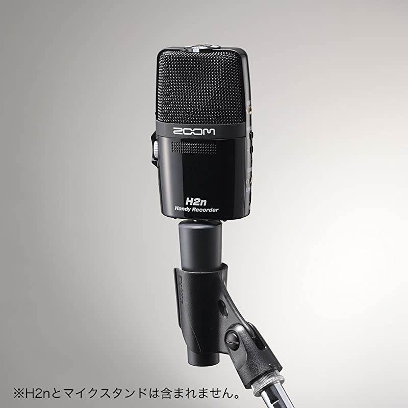 MA2 Tripod to Mic Stand Adapter Fits In Standard Mic Clip Mount  Audio and Video Recorders in Mic Clip Use Handheld to Reduce Handling Noise