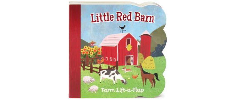 Little Red Barn - by Ginger Swift (Board Book)