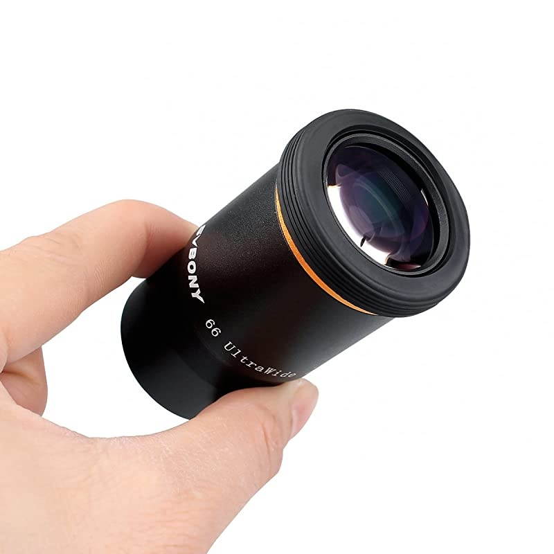 Telescope Eyepiece Fully Mutil Coated 1.25 inches Telescope Accessories Set 66 Degree Ultra Wide Angle HD 20mm for Astronomy Telescope