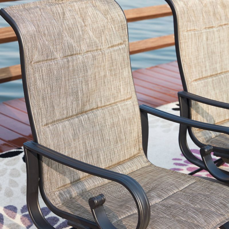 2pc Outdoor Patio Glider Set - Patio Festival