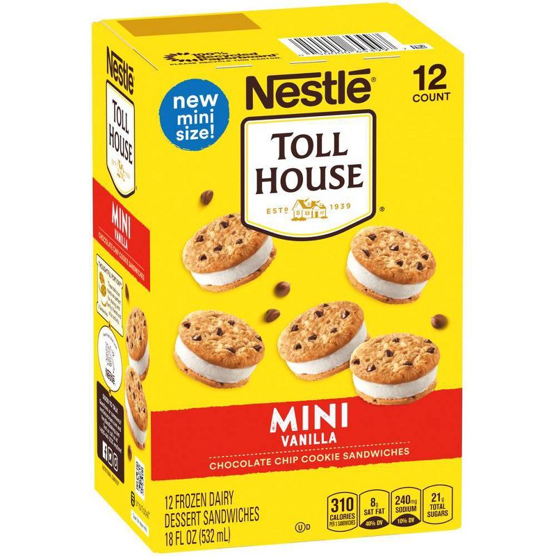 Toll House Mini Ice Cream Sandwiches - 12ct
