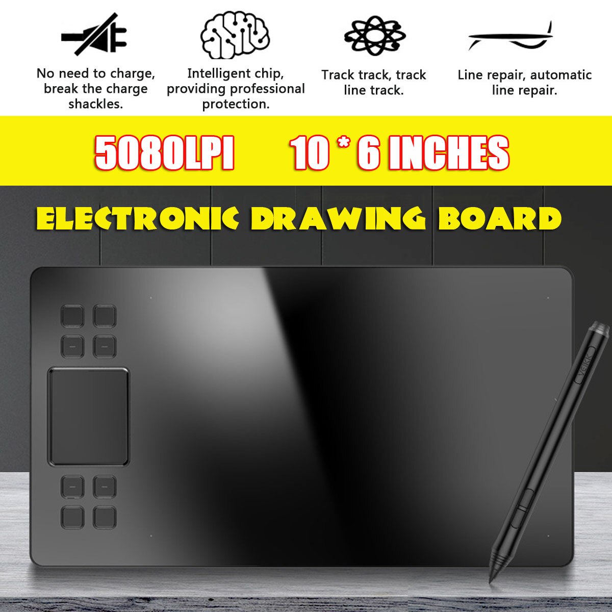 XINTUOWANG  Upgrades Graphics Tablet 8192 Levels 10 Inches Professional TYPE-C Digital Drawing Tablets Animation with Pen