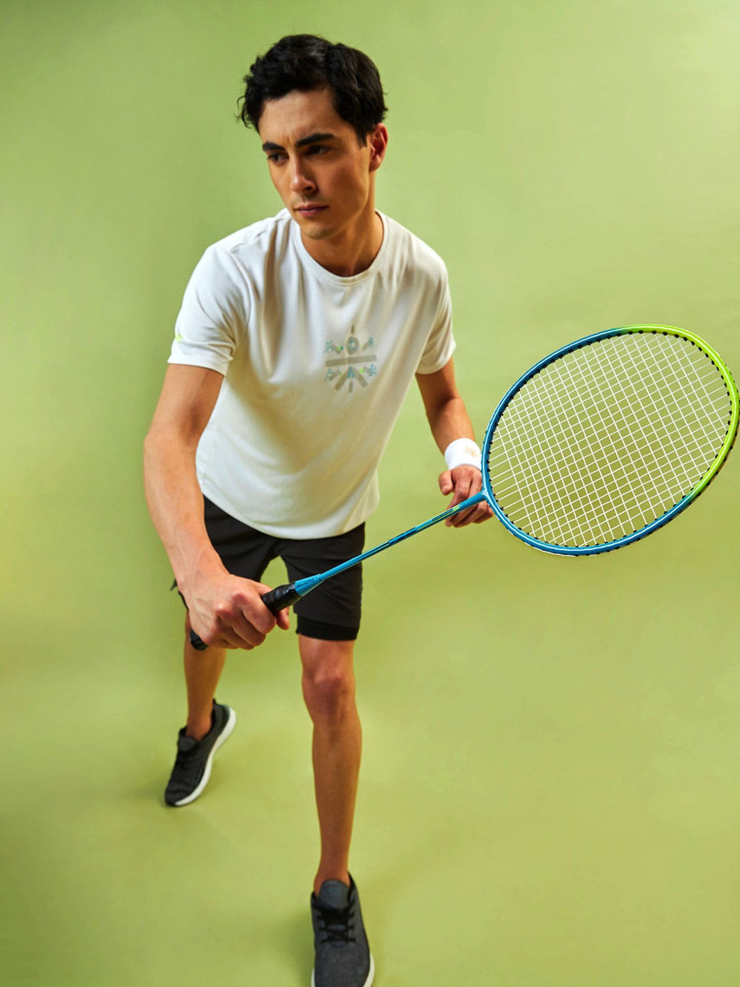 Cultsport Badminton Racket with Cover (Blue)