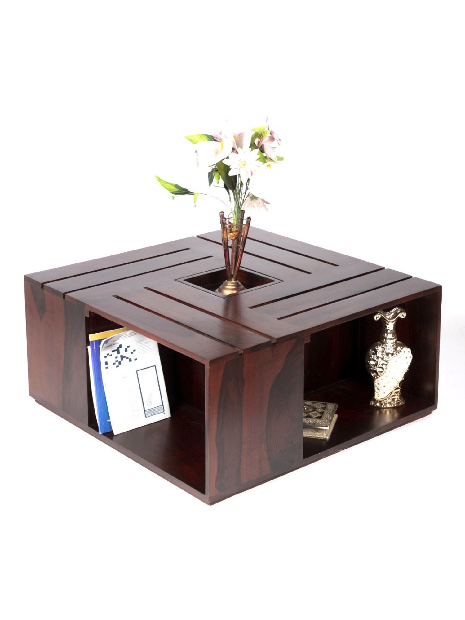 Glass Oval Living Room Metal Coffee Table - Saracina Home