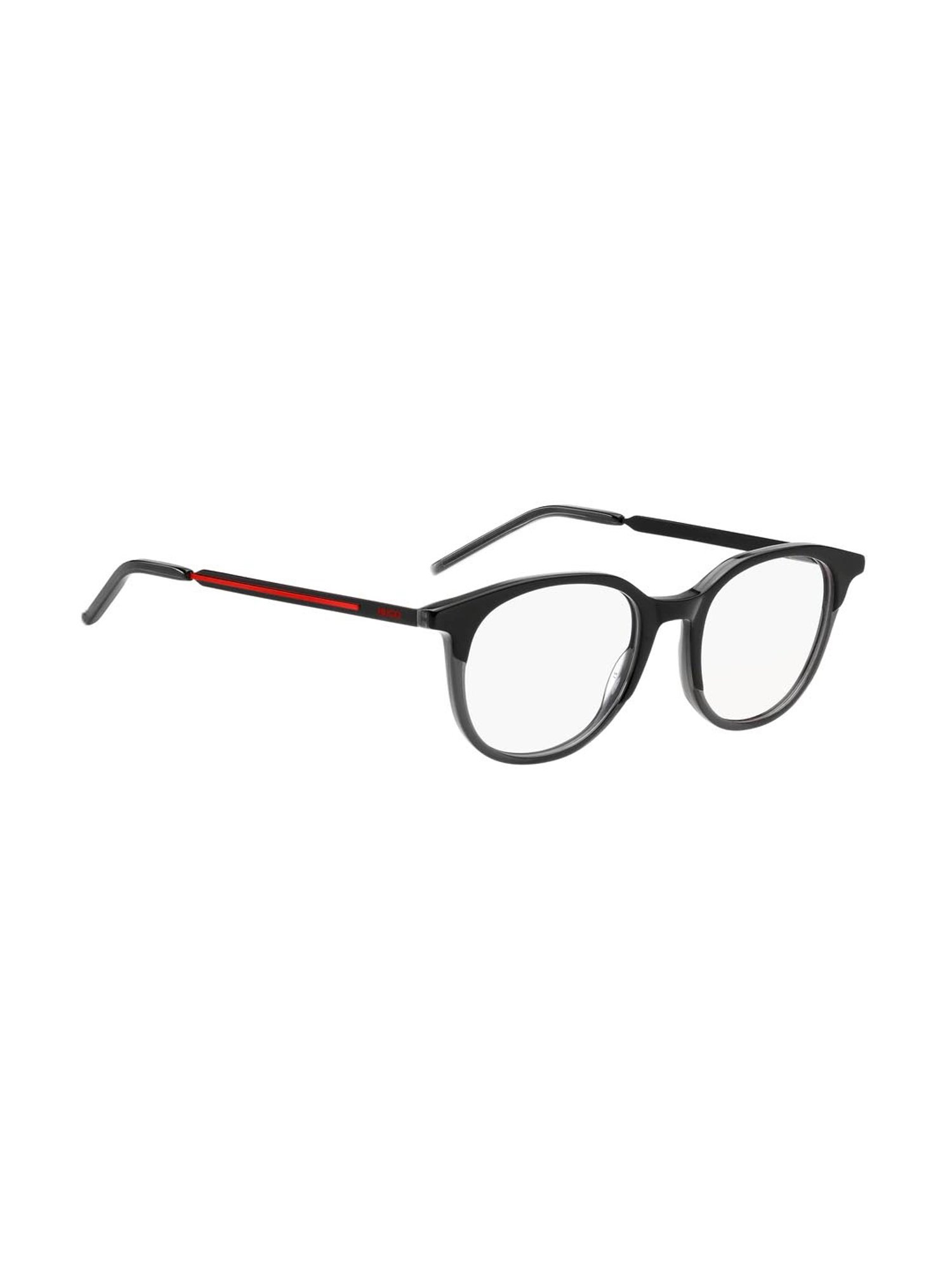 HUGO Black Oval Eye Frames for Men