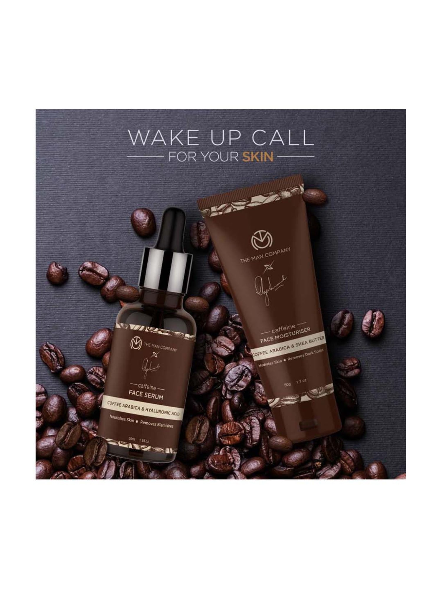 The Man Company Caffeine Moisturising Face Care Kit
