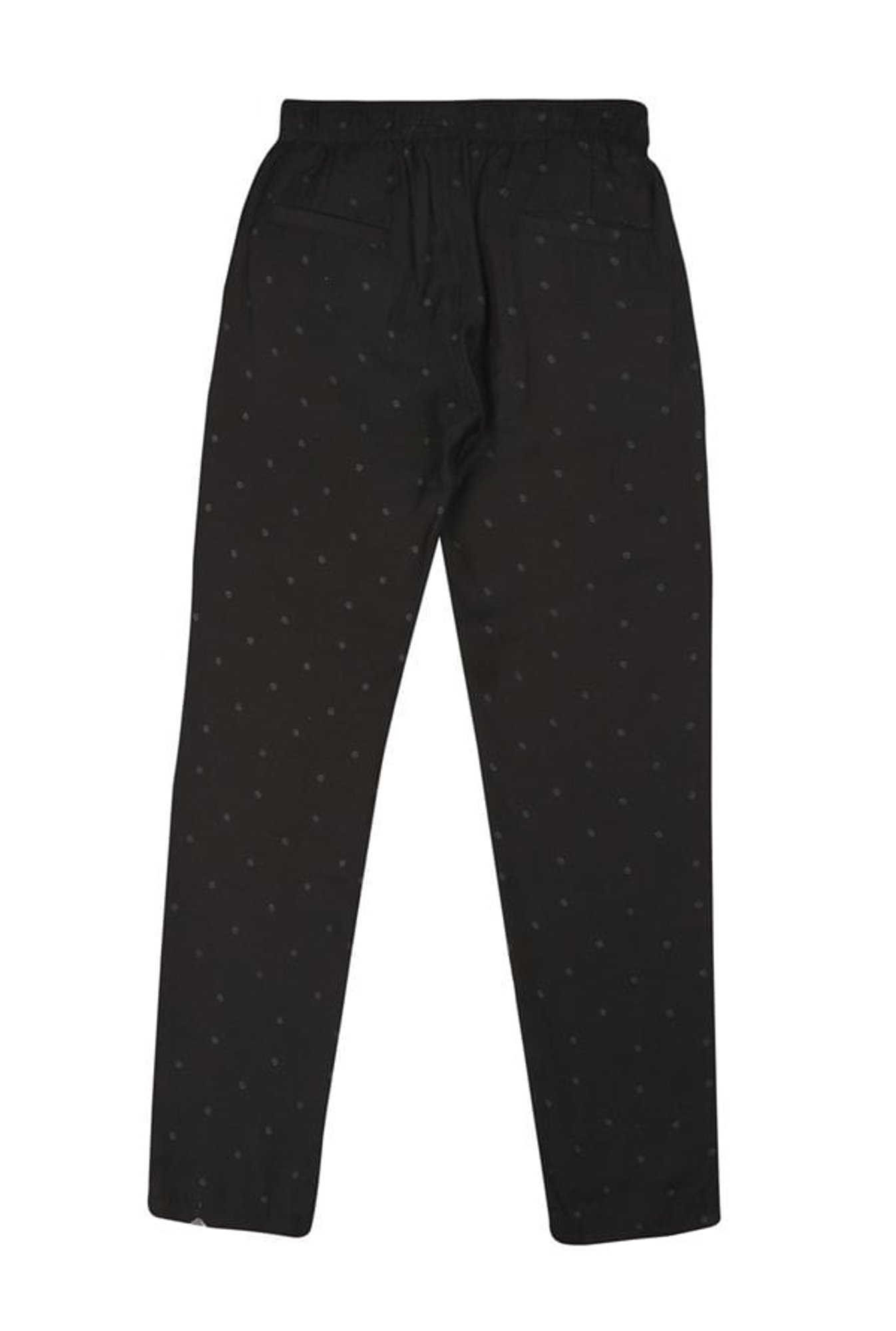 Gini & Jony Girls Black Printed Trousers