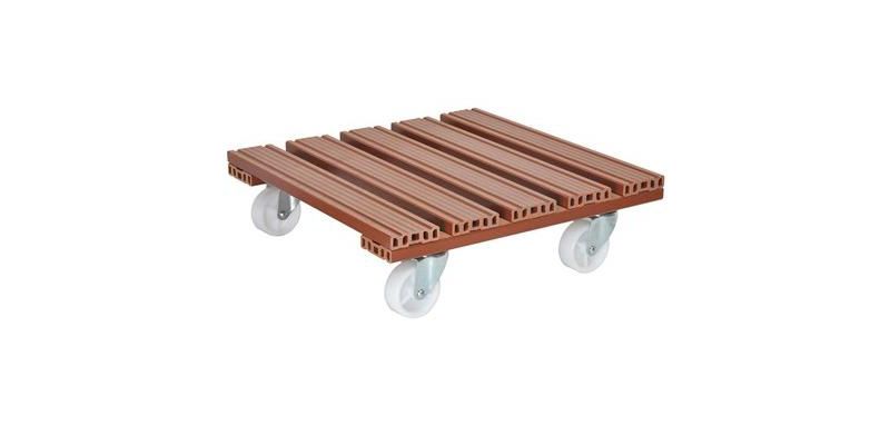 Square Waterproof Planter Caddy, Medium - Gardener's Supply Company