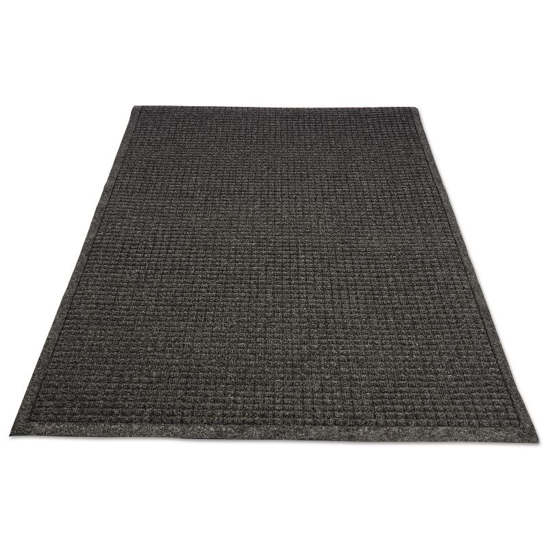 4'x6' Rectangle Solid Floor Mat Black - Guardian