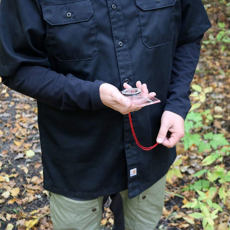 Coghlan's Map Compass, See-Through Base and Rotating Housing, Survival Emergency