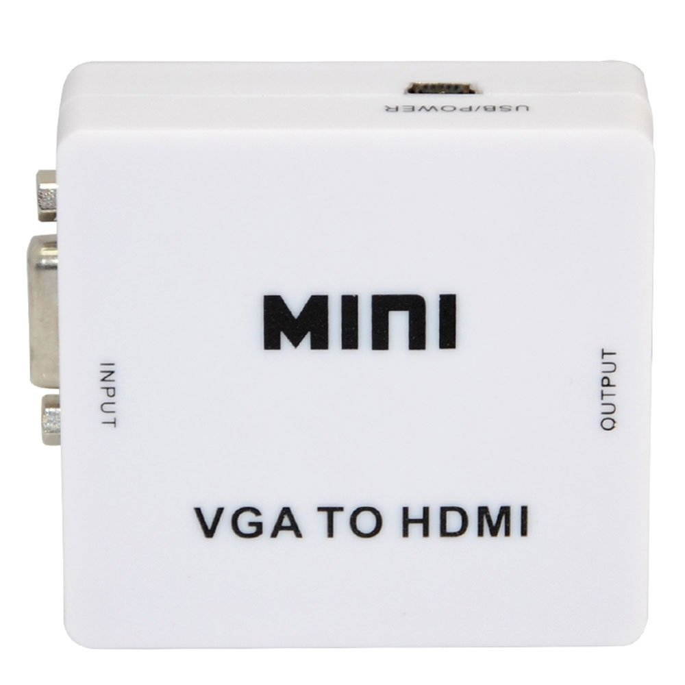 Topwin VGA to HDMI HD HDTV Video Converter Box Adapter for PC Laptop DVD