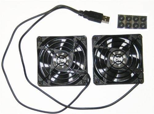 coolerguys dual 80mm usb cooling fans