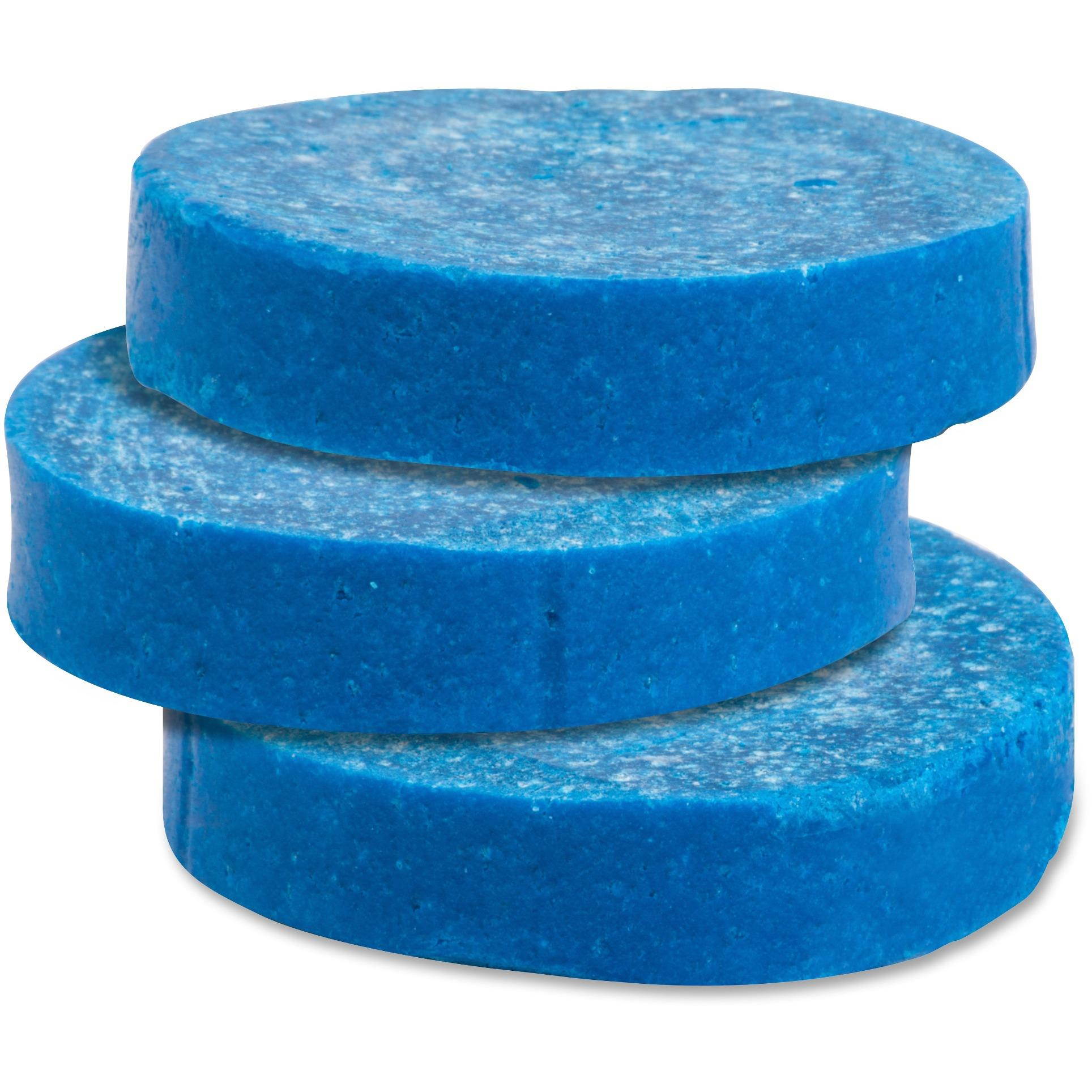 Genuine Joe Toss Blocks w/Blue Dye Non-Para 12/BX Cherry Scent/Blue 58333