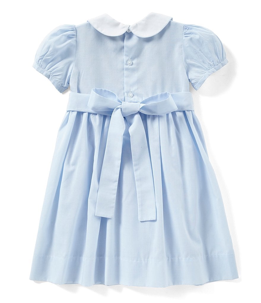 Friedknit Creations Little Girls 2T-4T Floral Printed Smocked Dress