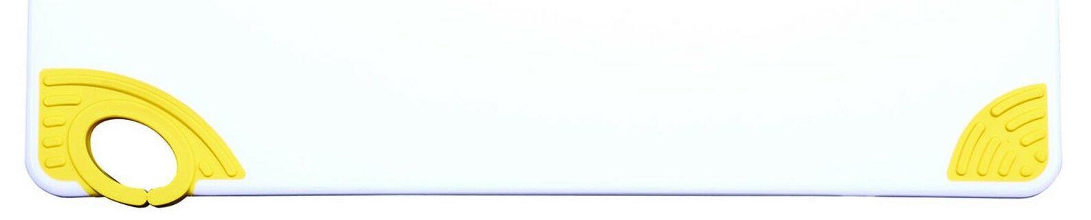 Winco CBN-1520YL, 15x20x0.5-Inch Cutting Board with Yellow Hook, NSF