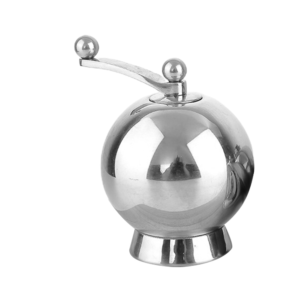1PC Manual Stainless Steel Pepper Grinder Sea Salt Sichuan Pepper Herbs Crusher Grinding Tool - Size L