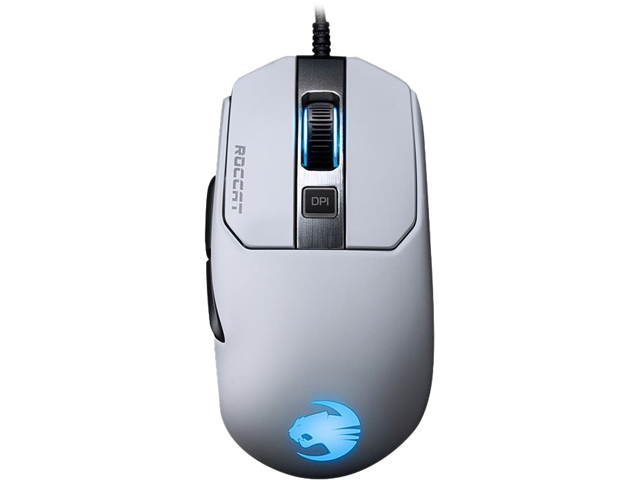 ROCCAT Kain 120 AIMO ROC-11-612-WE White Wired Optical Titan-Click RGB Gaming Mouse