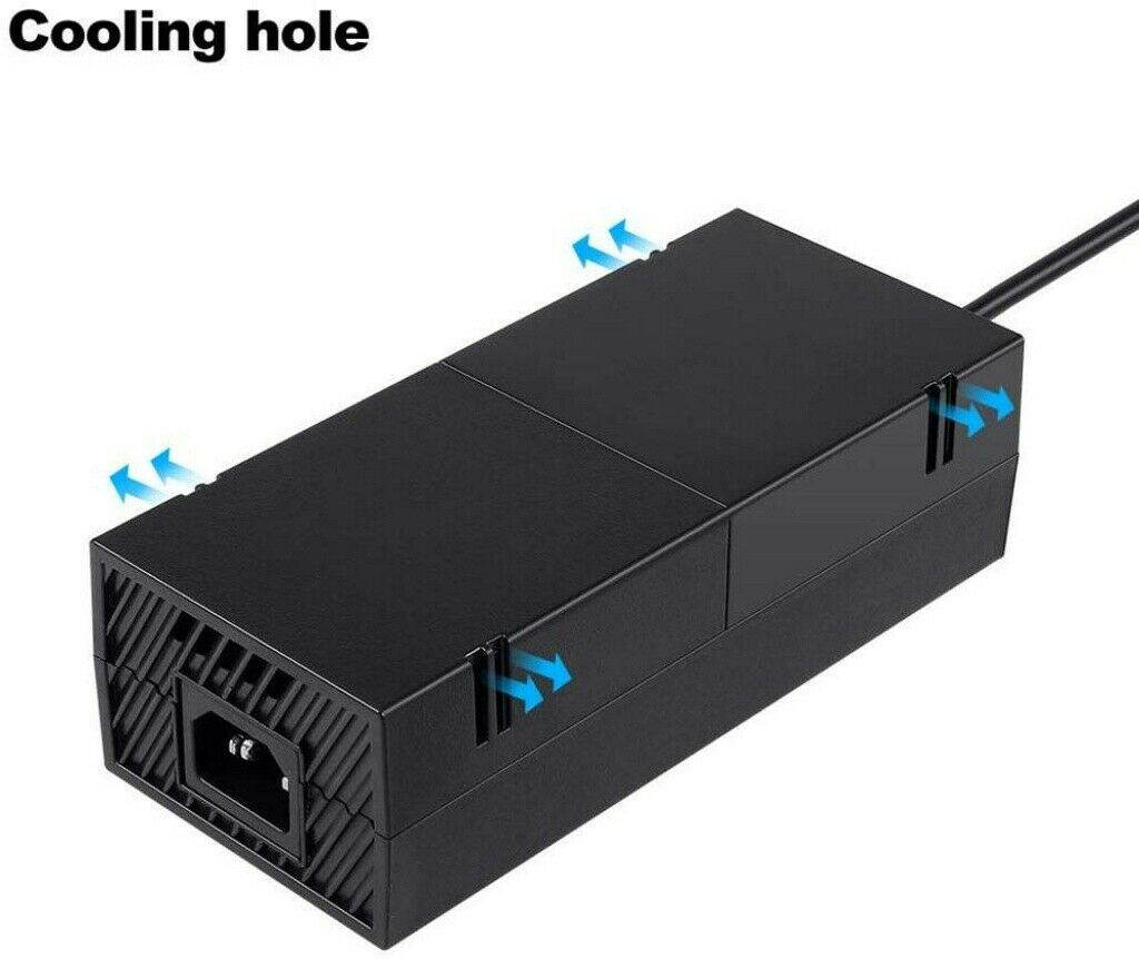 UKCOCO XBOX 135W C Adapter Power Supply Brick Power Supply Charger Cord for Game Machine