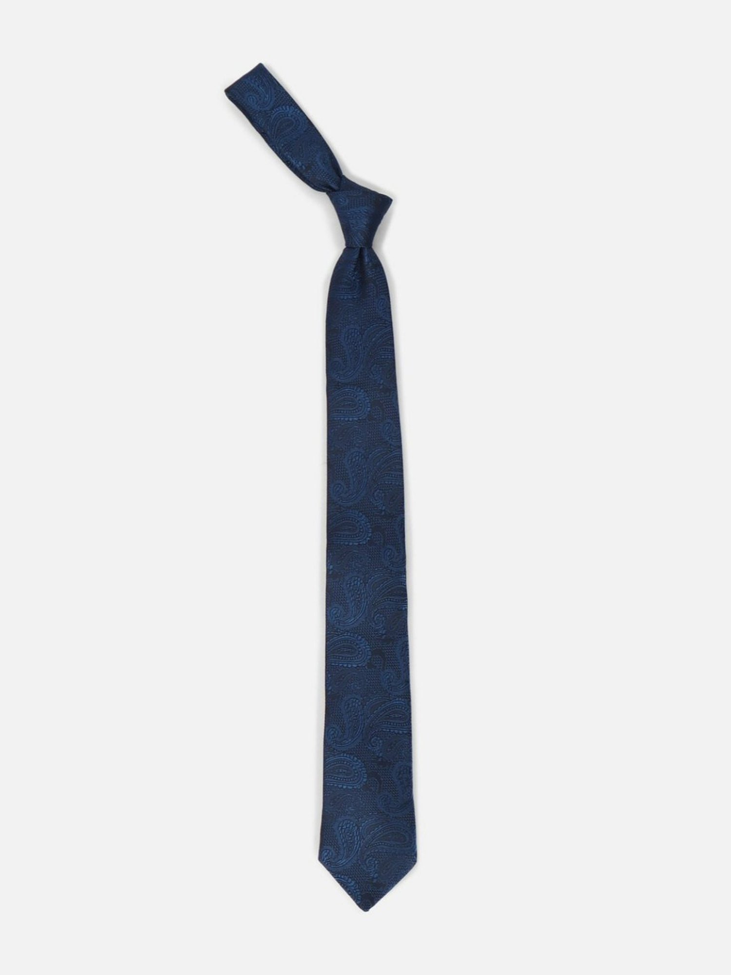Van Heusen Navy Embroidered Tie