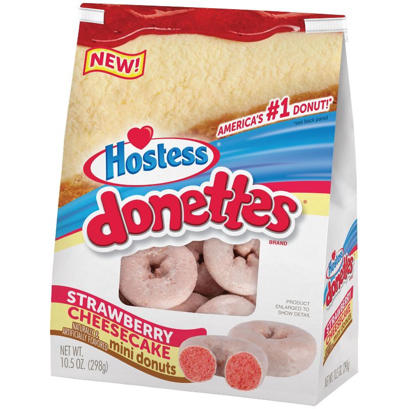 Hostess Strawberry Cheesecake Donnettes - 10.50oz