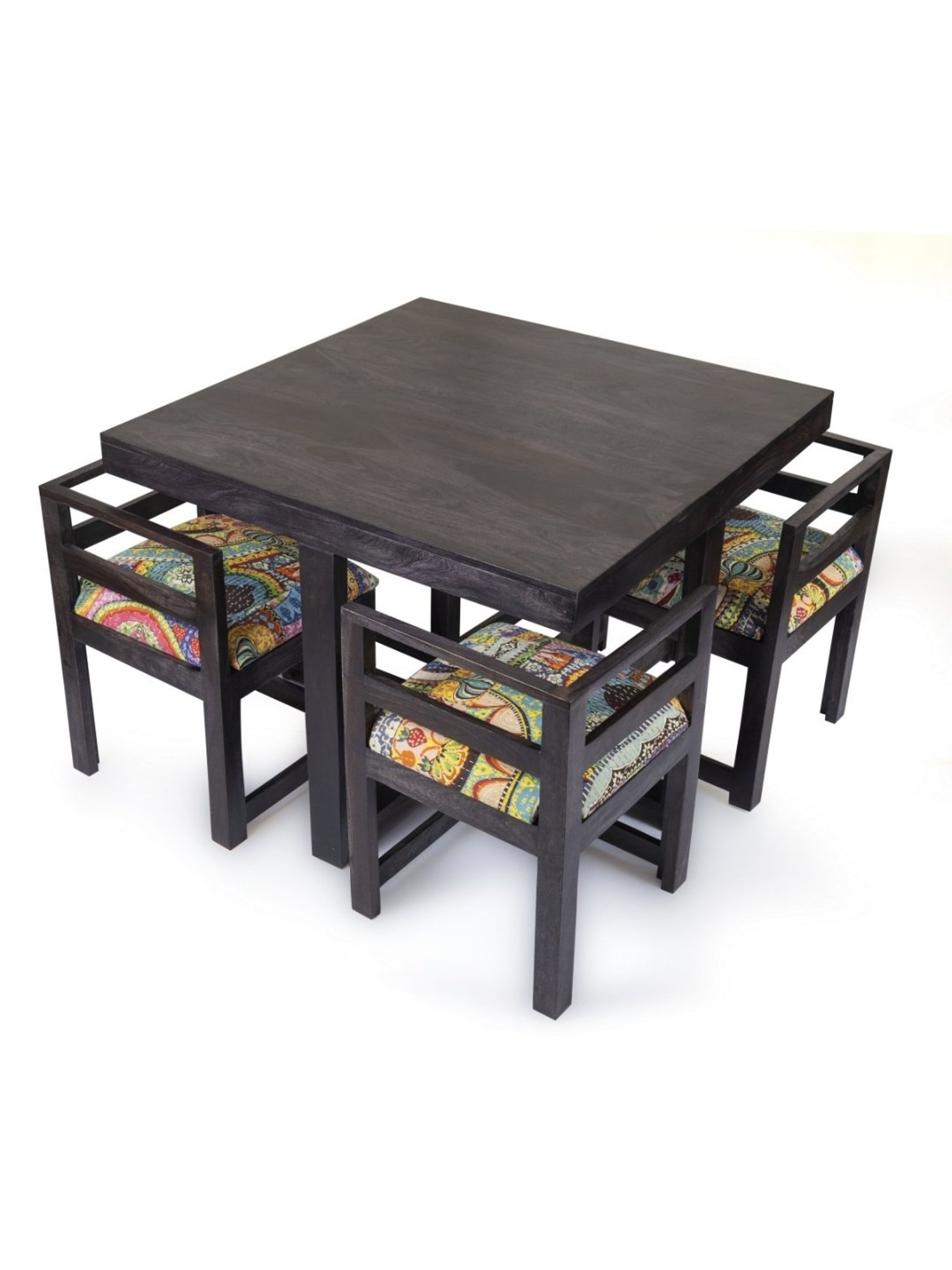 Nilkamal Olivia Brown Solid Wood - Rubberwood 6 Seater Dinning Table set