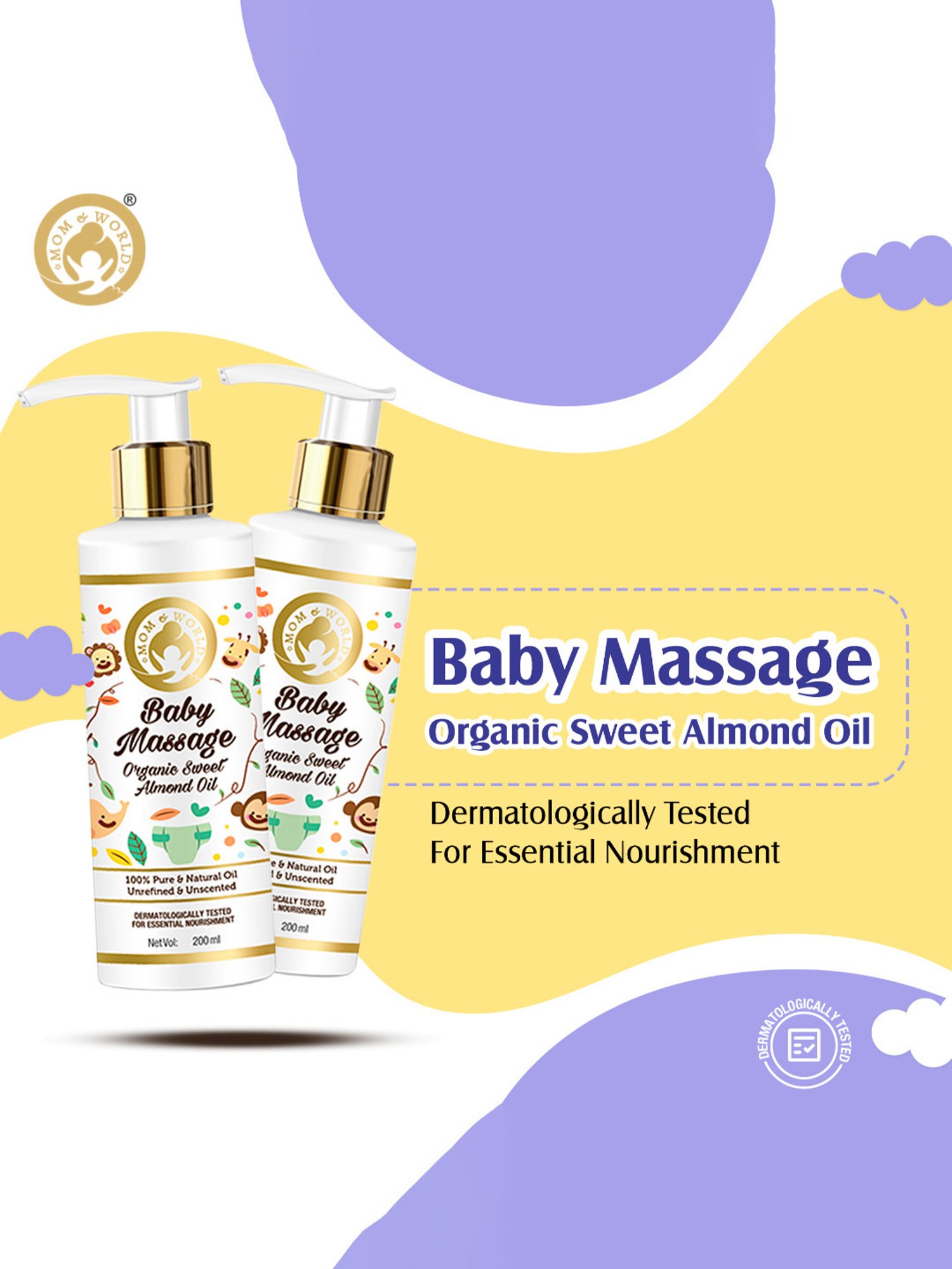 Mom & World Mineral Based Kids Sunscreen Spray SPF 50 - 120 ml