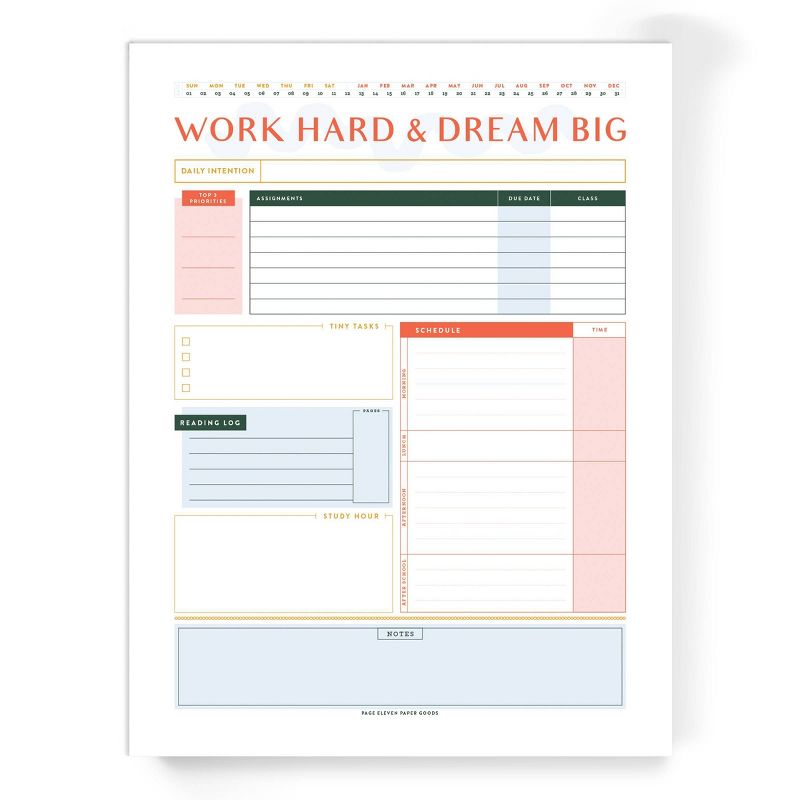 Daily Student Notepad - Page Eleven Paper Goods