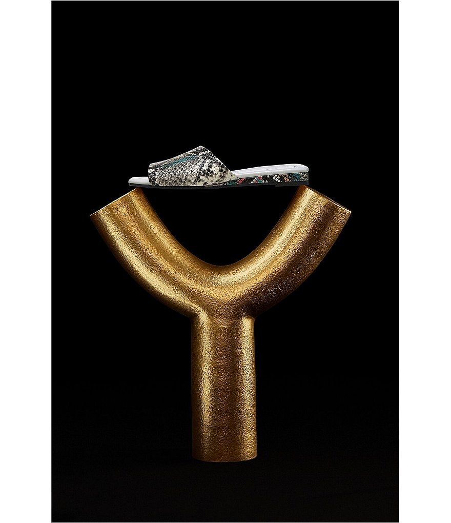 Sarto by Franco Sarto Bordo Snake Print Leather Slides