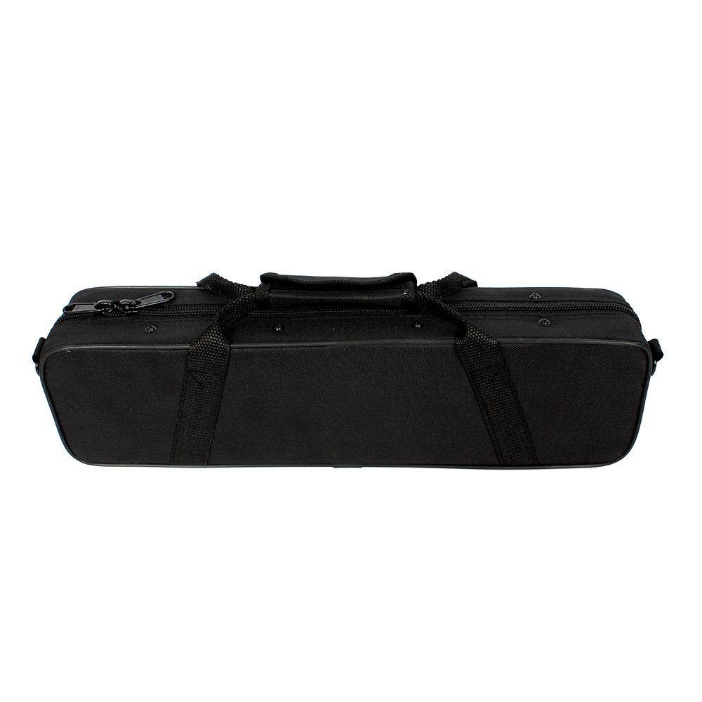 New High Quality Oxford Cloth Flute Case W/ Shoulder Strap Black