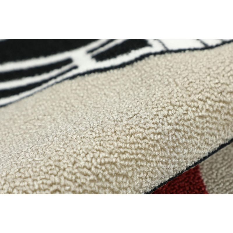 4'7"x6'6" novelty Loomed Area Rug Multicolored - Ukonic