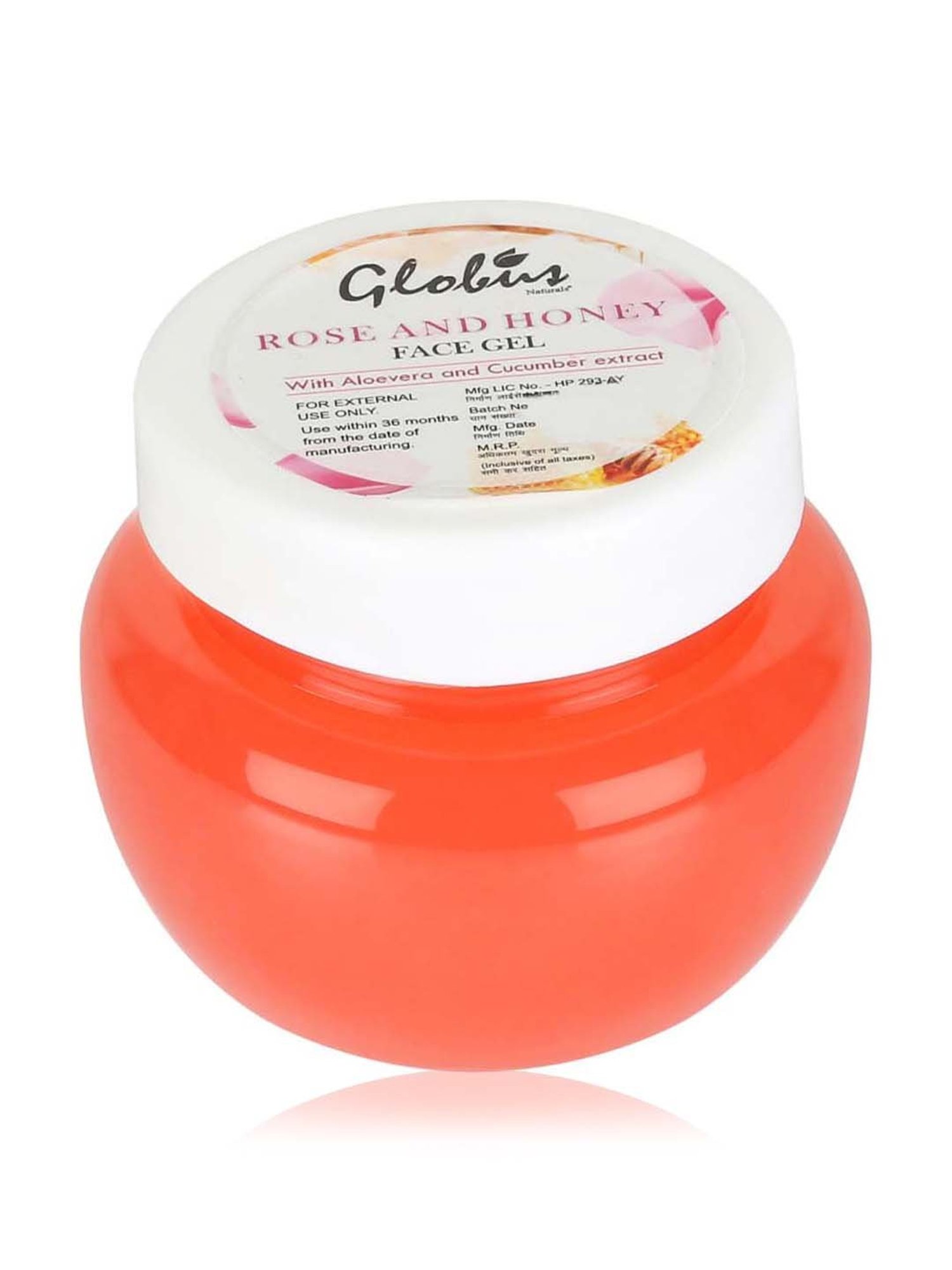 Globus Naturals Rose & Honey Face Gel - 100 gm