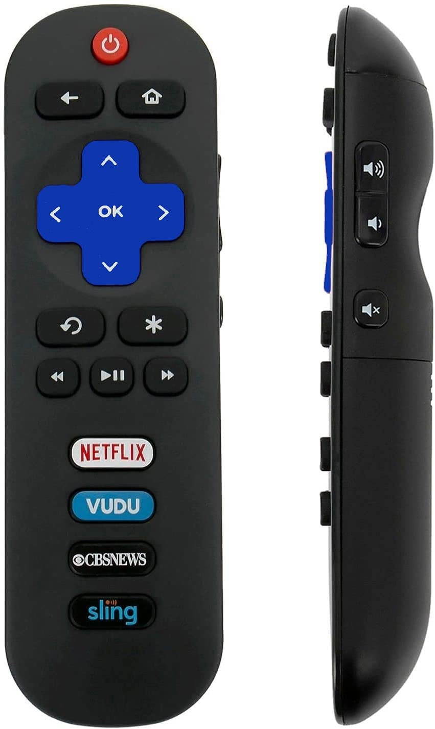 Smartby Replaced TCL RC280 Remote for Roku TV w/CBS/Sling/Netflix/Hulu
