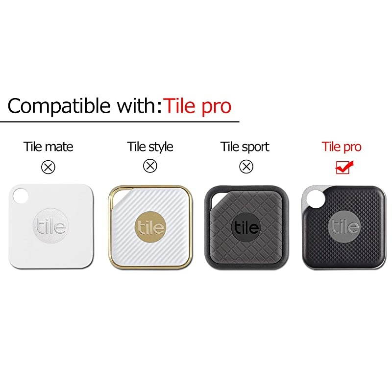 2 Pack  Silicone Case Compatible for New Tile Pro 2020 2018 with Keychain AntiScratch Lightweight Soft Protective Sleeve Skin Cover Device Not IncludedBlackWhite
